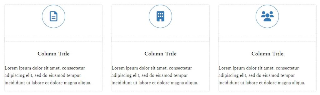 VK Block Patterns Section_PR（Grid Column Card＜No Border / Icon＞）のマニュアル